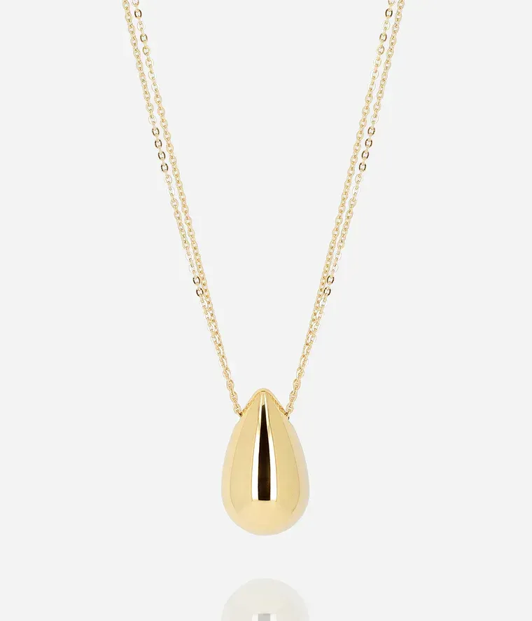 Collier Lacrima -  Acier Doré