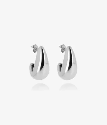 Boucles d'oreilles Agua - Acier