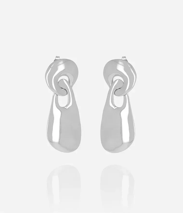 Boucles d'oreilles Louiza - Acier