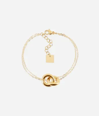 Bracelet Menti - Acier Doré