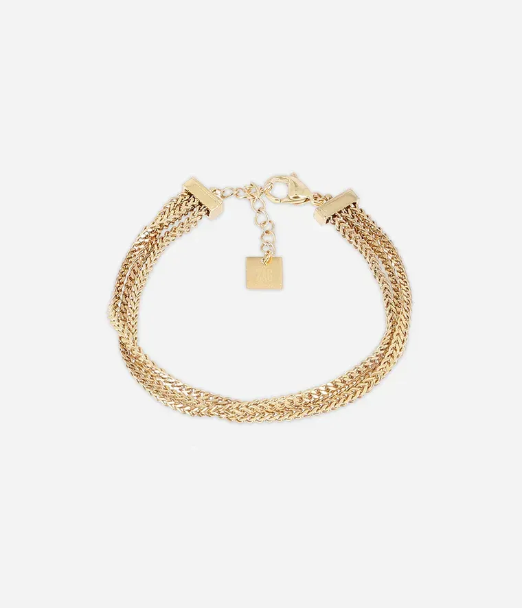 Bracelet Doble - Acier Doré