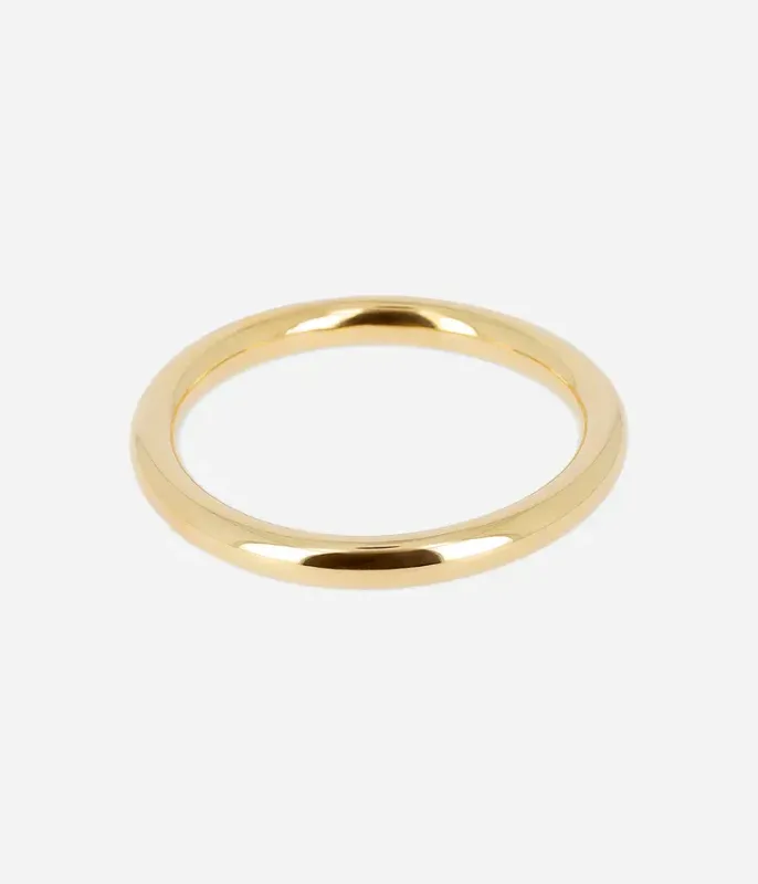 Bracelet Jonc Stormy - Acier Doré