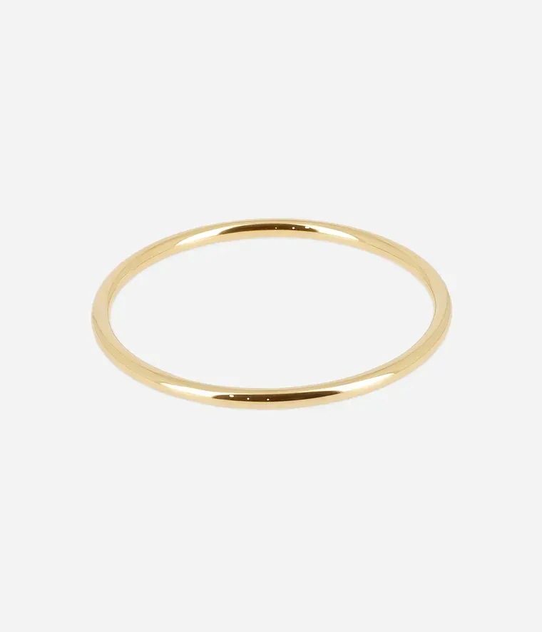 Bracelet Jonc Icy - Acier Doré