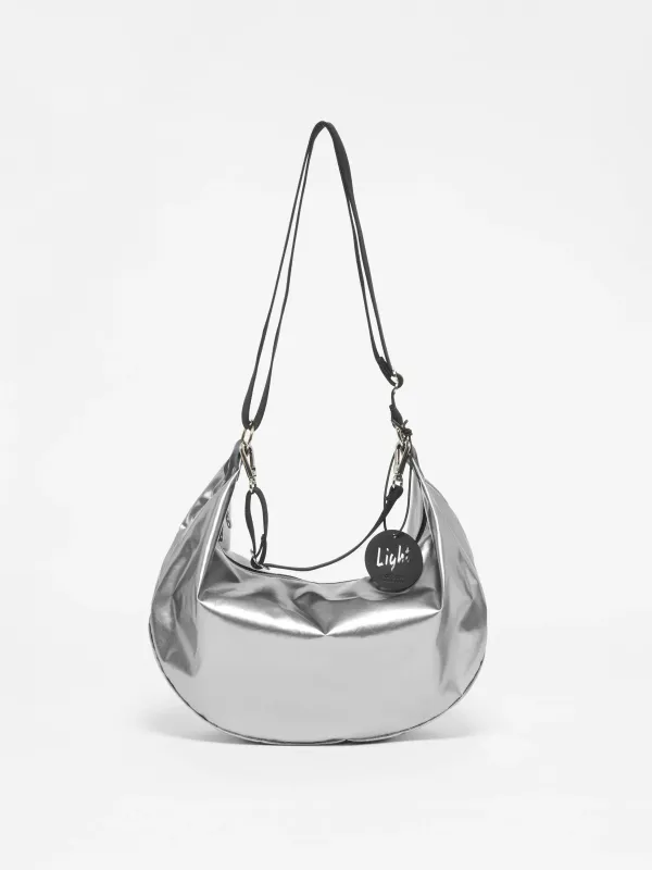 Sac demi-lune Charlie Light - Métal