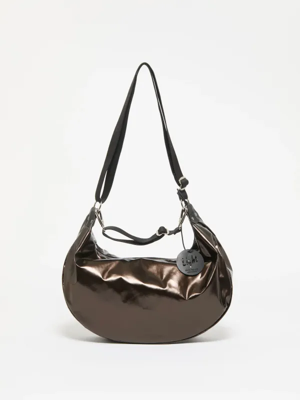 Sac demi-lune Charlie Light - Moka