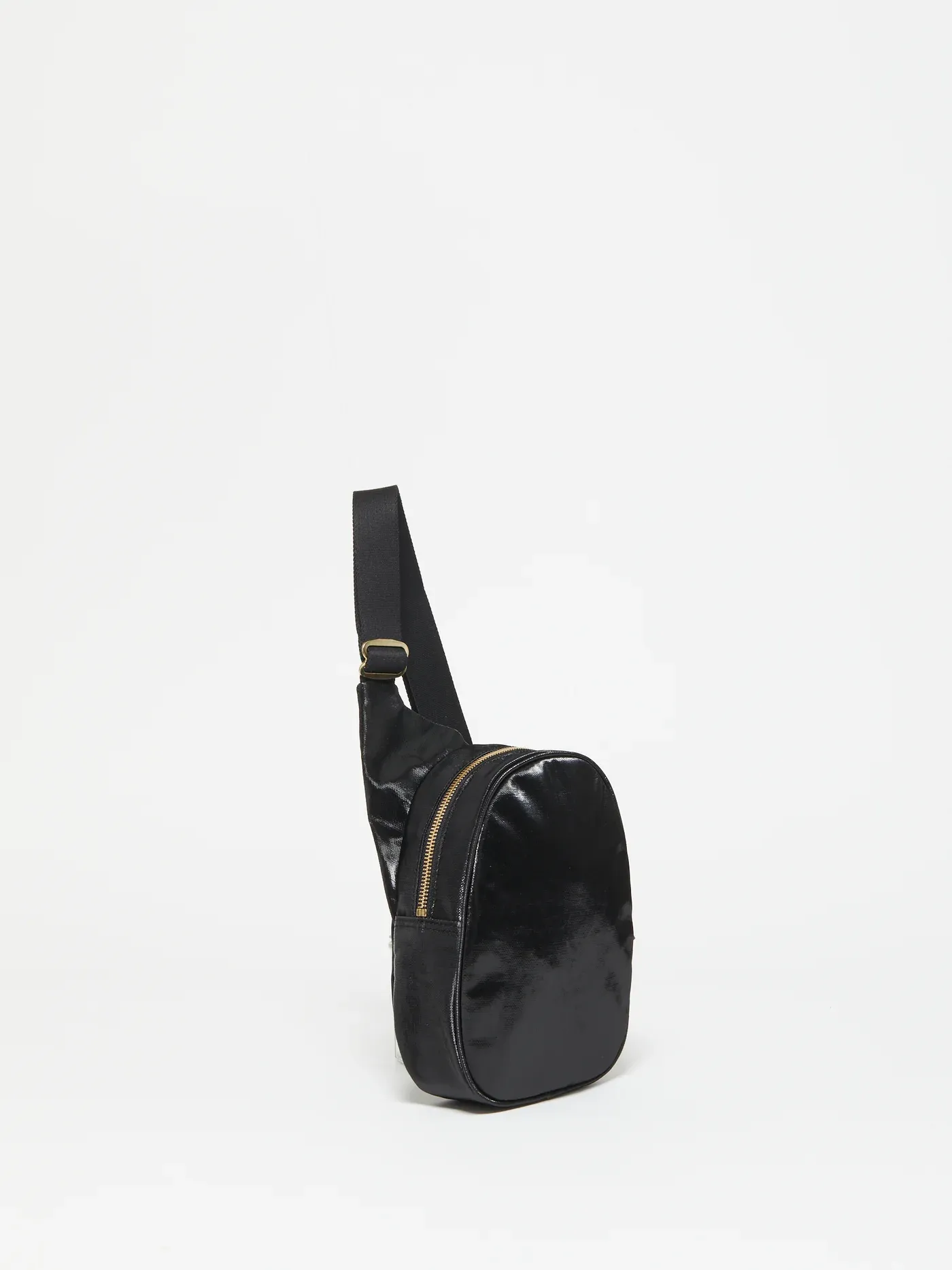 Sac asymétrique Kangourou Lin - Noir