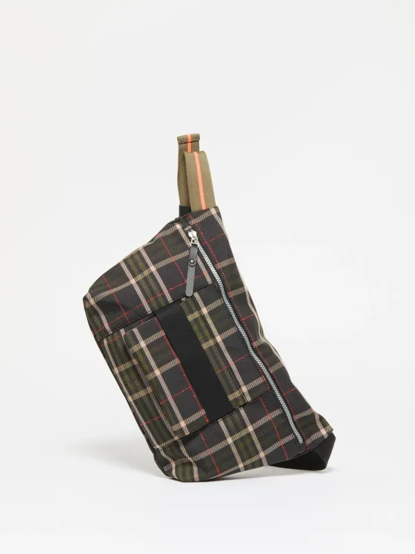 Sac Banane Hugo XL Escape Tartan - Kaki