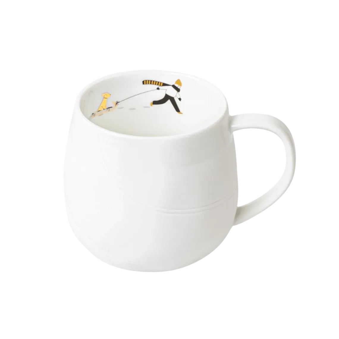 Tasse Journée enneigée - Traîneau à Chien