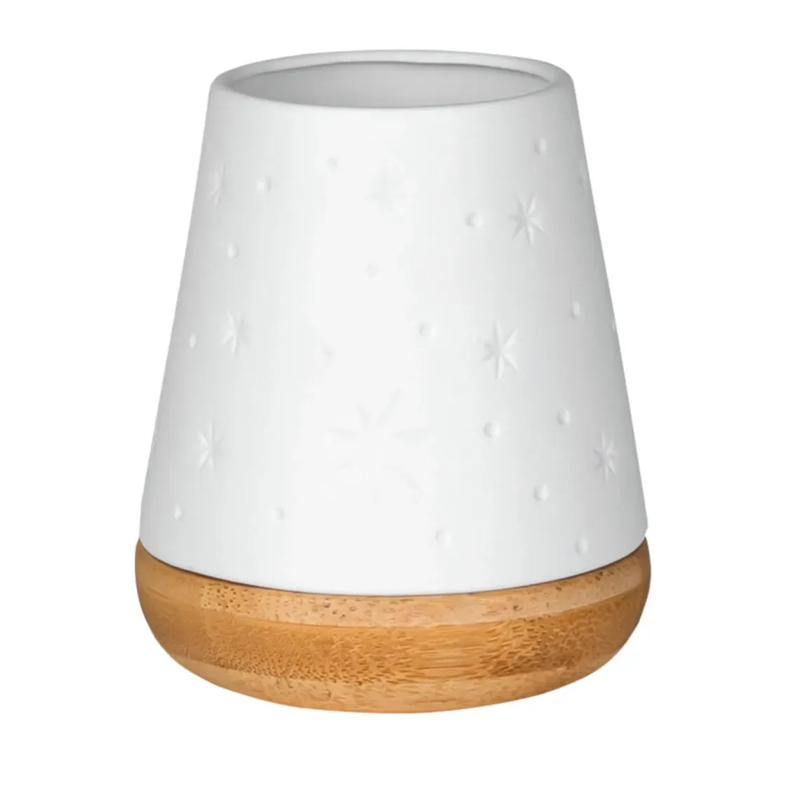 Photophore Bois Étoiles - Petit