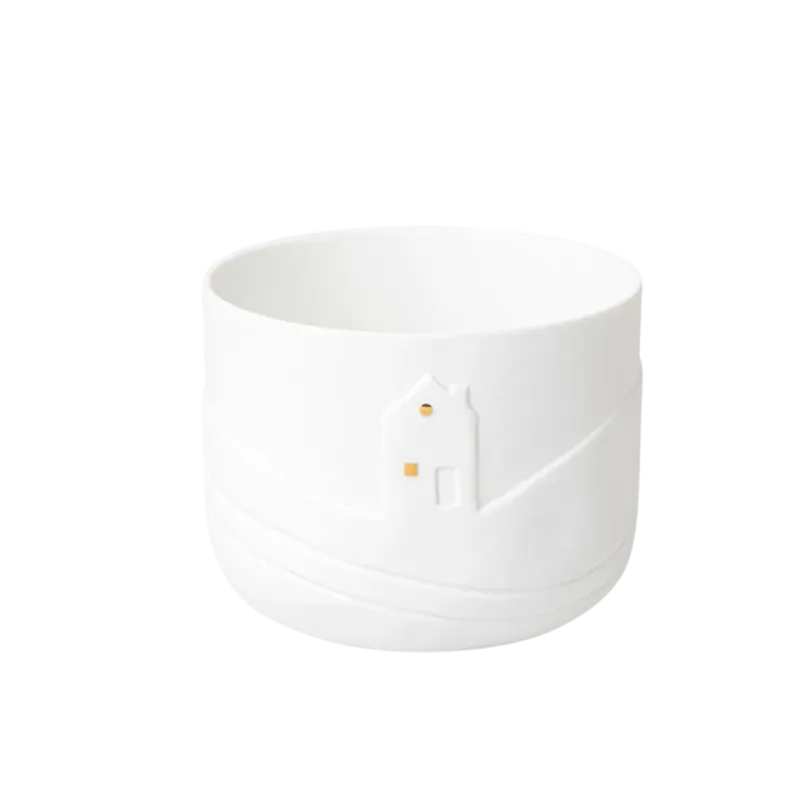 Photophore Jour de Neige - Traces de Luge Photophore Jour de Neige - Traces de Luge