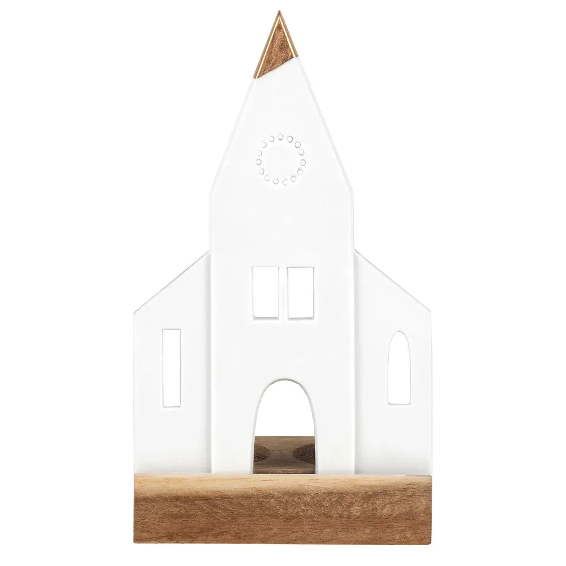 Bougeoir Porcelaine et Bois - Église