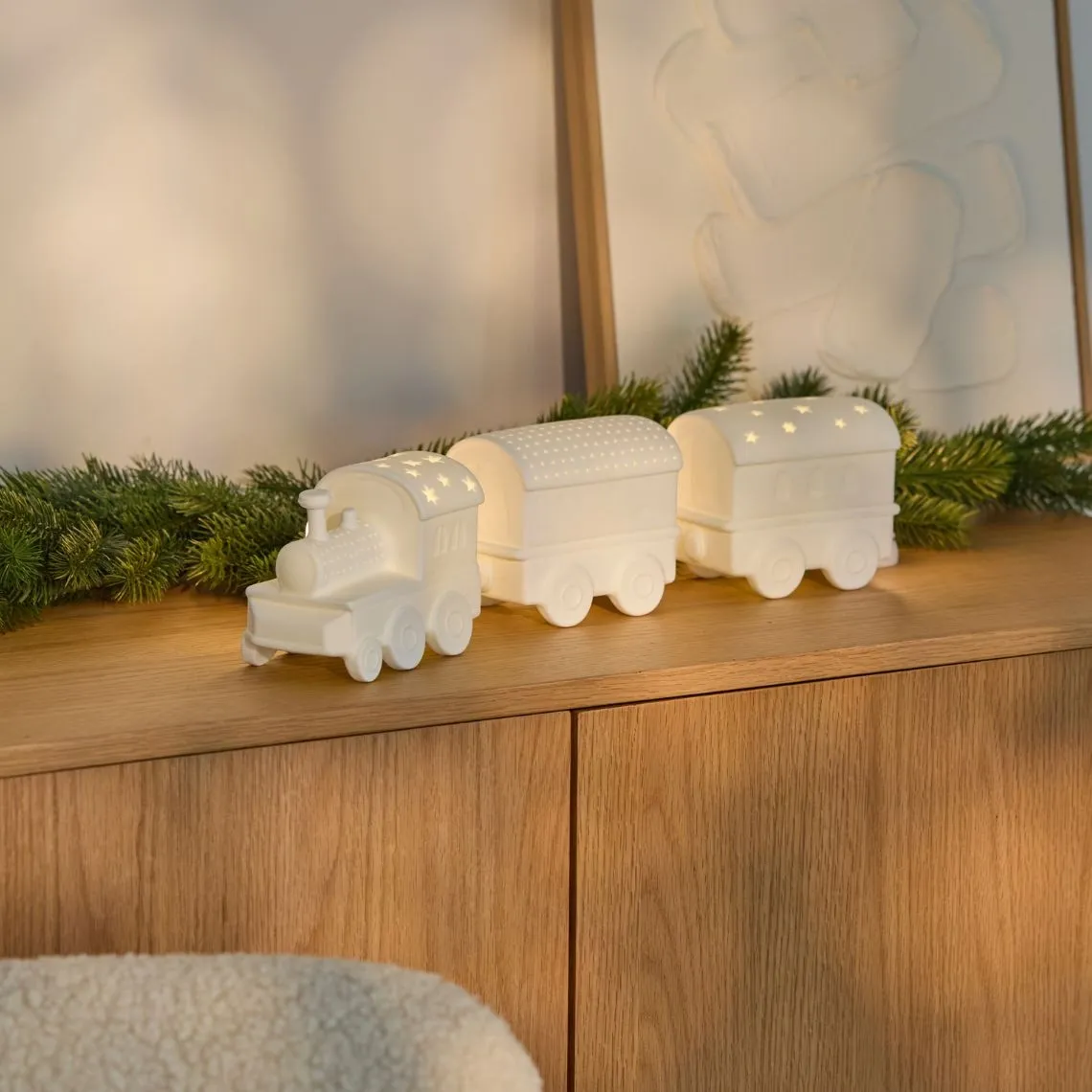 Train Lumineux Led Porcelaine