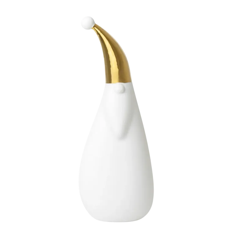 Figurine Porcelaine - Grand Père Noël Bonnet Doré Figurine Porcelaine - Grand Père Noël Bonnet Doré