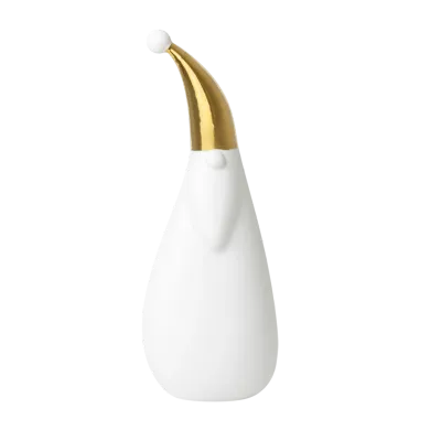 Figurine Porcelaine - Grand Père Noël Bonnet Doré Figurine Porcelaine - Grand Père Noël Bonnet Doré