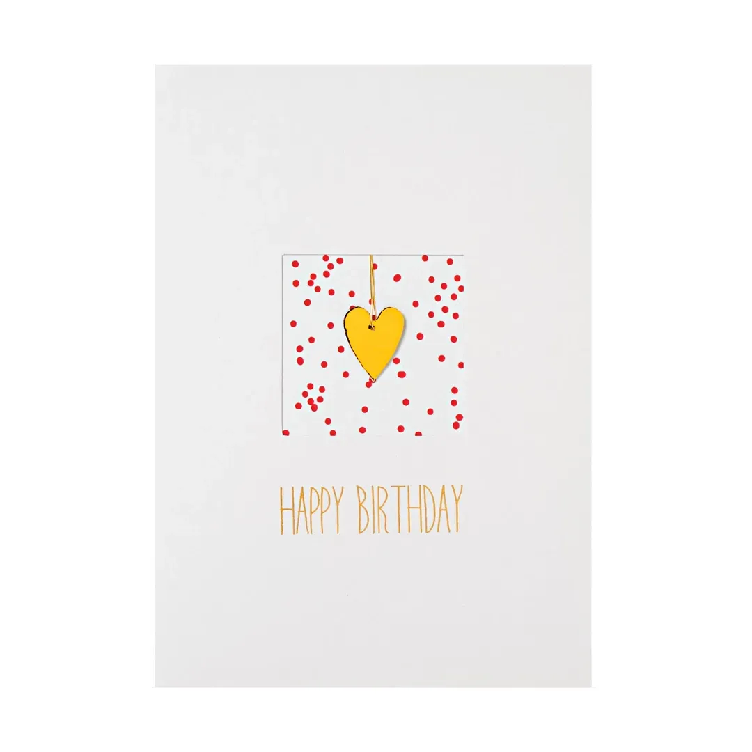 Carte Fenêtre - "Happy Birthday"