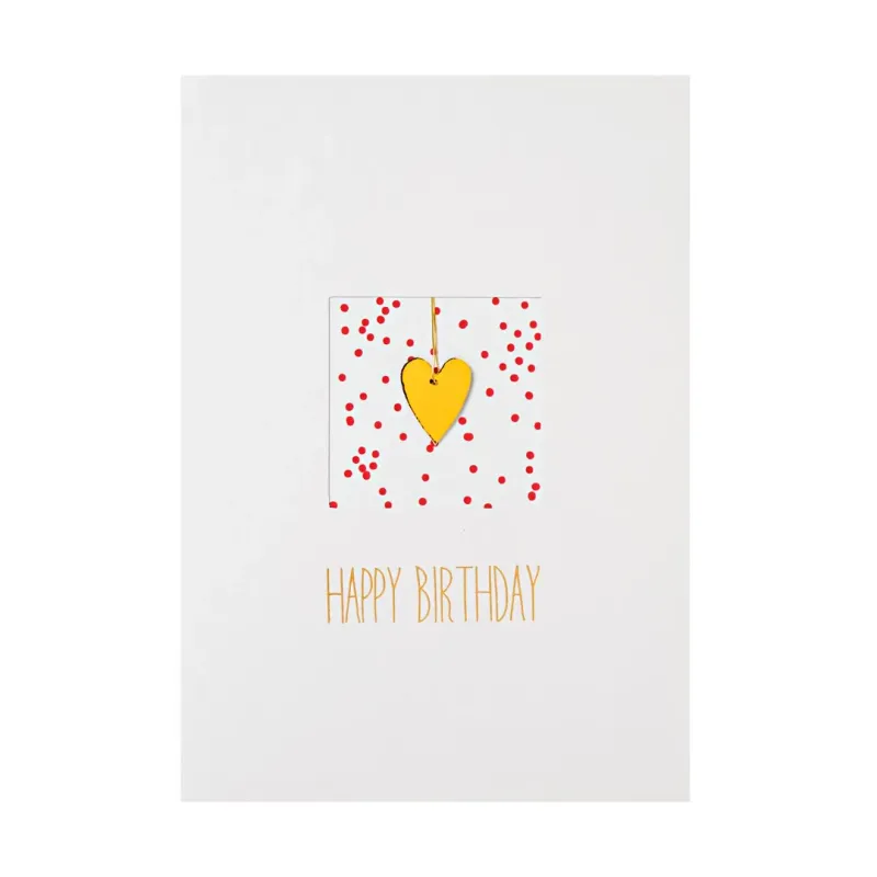 Carte Fenêtre - "Happy Birthday"