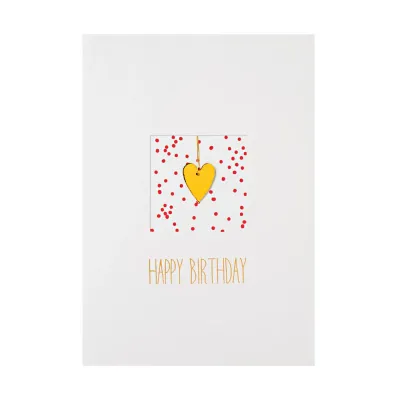 Carte Fenêtre - "Happy Birthday"