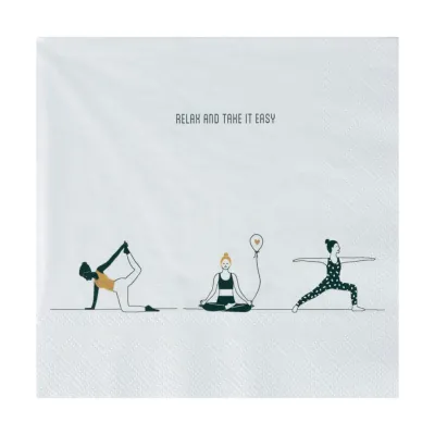 Serviettes "Relax And Take It Easy"