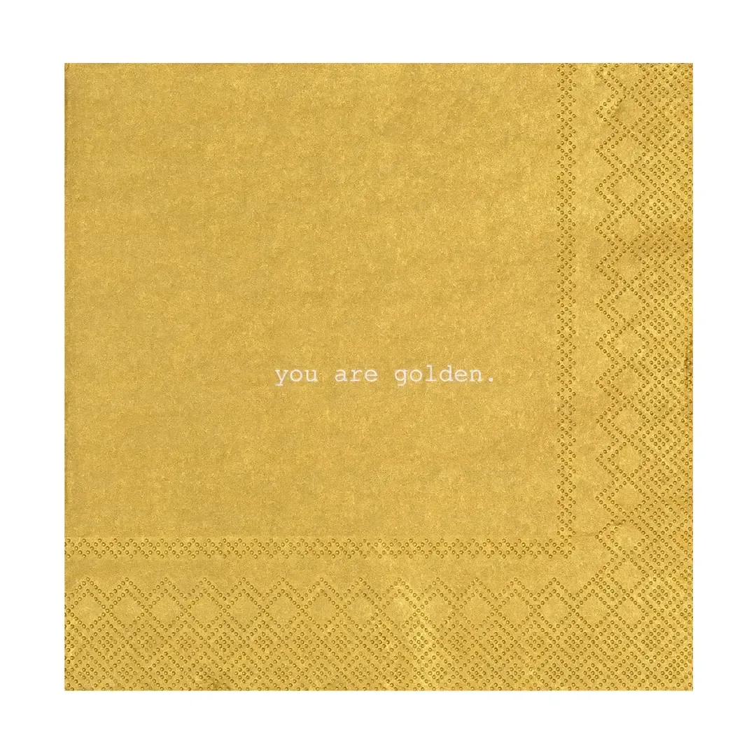 Serviettes "You Are Golden"