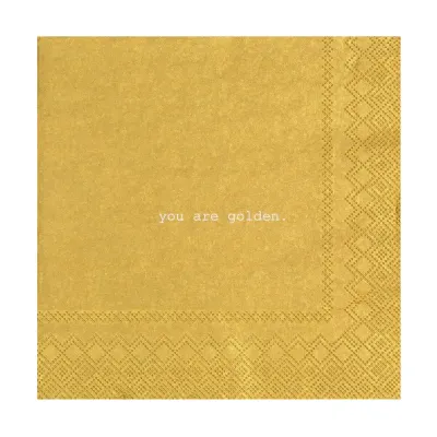 Serviettes "You Are Golden"