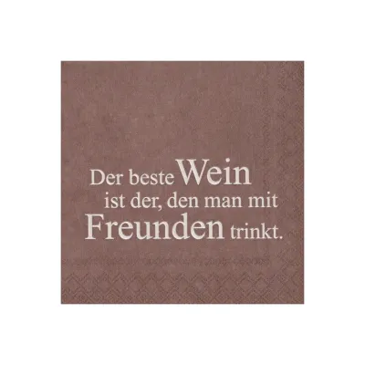 Serviettes Cocktail "Der Beste Wein"