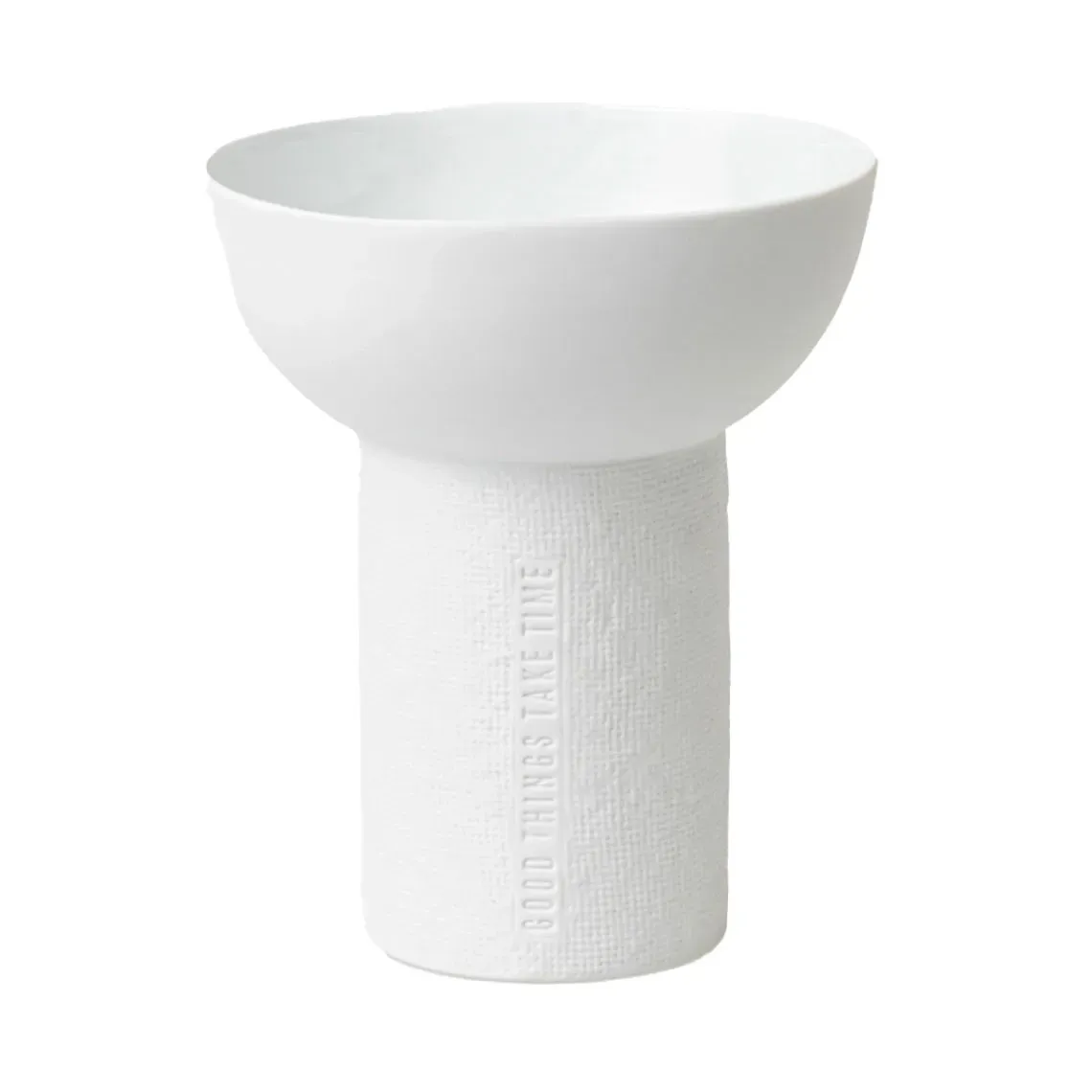 Vase "Good Things Take Time"