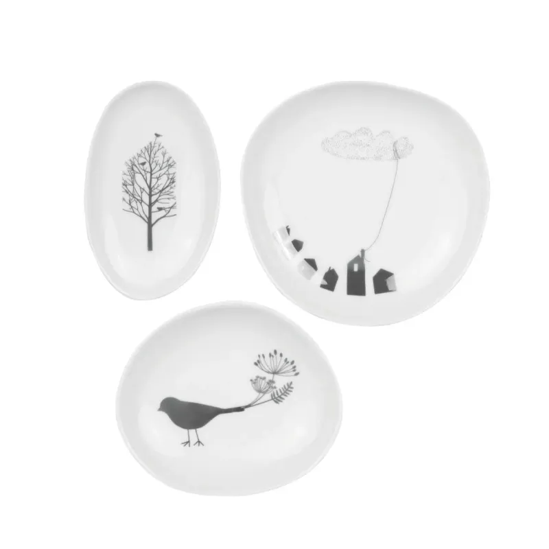 Set 3 Mini Plats - Maison des Oiseaux
