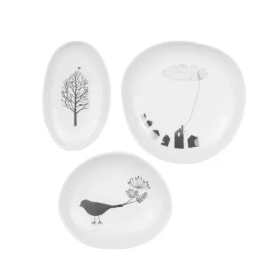 Set 3 Mini Plats - Maison des Oiseaux