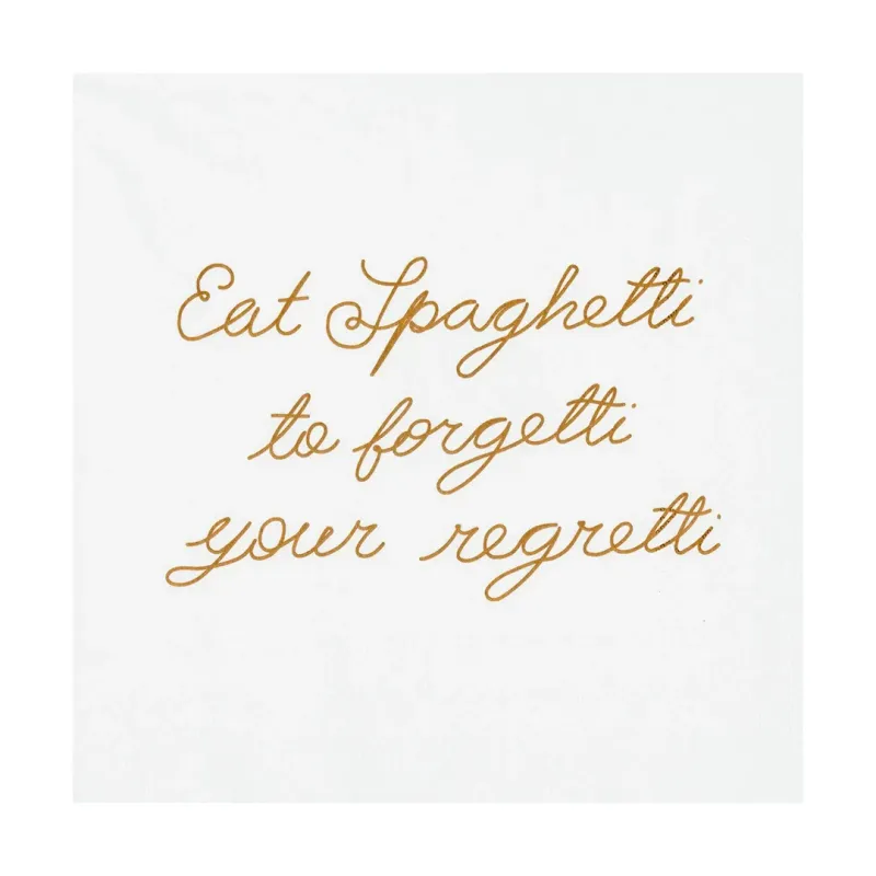 Serviettes "Eat Spaghetti"