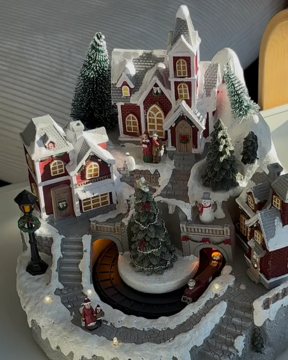 Paysage Scandinave de Noël avec LED