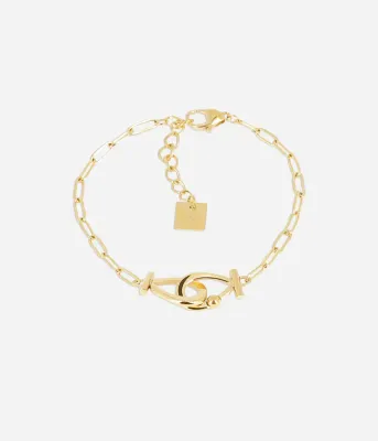 Bracelet Paulette - Acier Doré