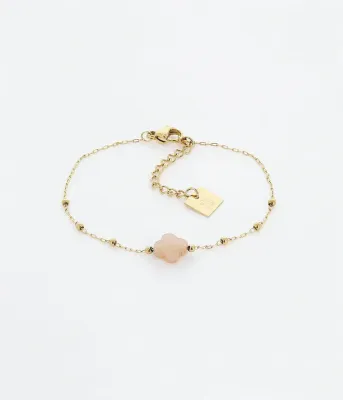 Bracelet Velasquez - Acier Doré | Pierre de Soleil