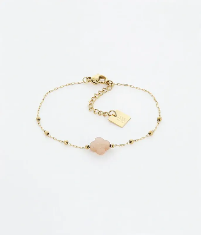 Bracelet Velasquez - Acier Doré | Pierre de Soleil