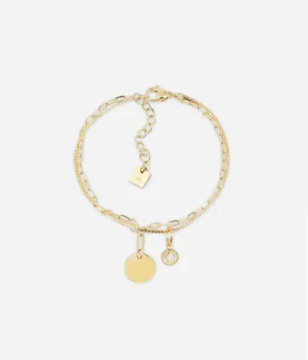 Bracelet Fretia - Acier Doré