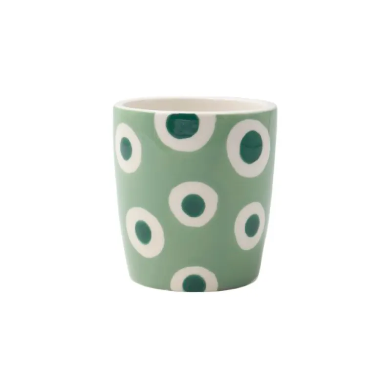 Mug Valentina - Dancing Dots | Vert Mug Valentina - Dancing Dots | Vert