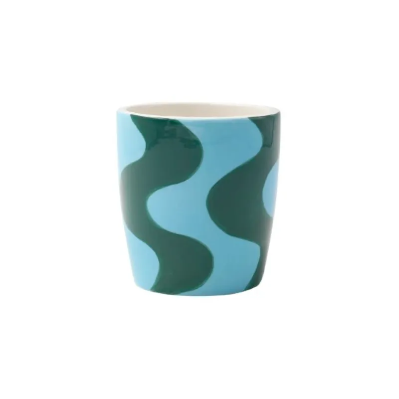 Mug Valentina - Río Retro | Bleu & Vert Mug Valentina - Río Retro | Bleu & Vert