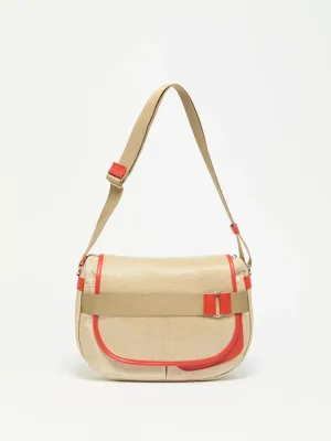 Besace Gaby Lin - Naturel/Corail