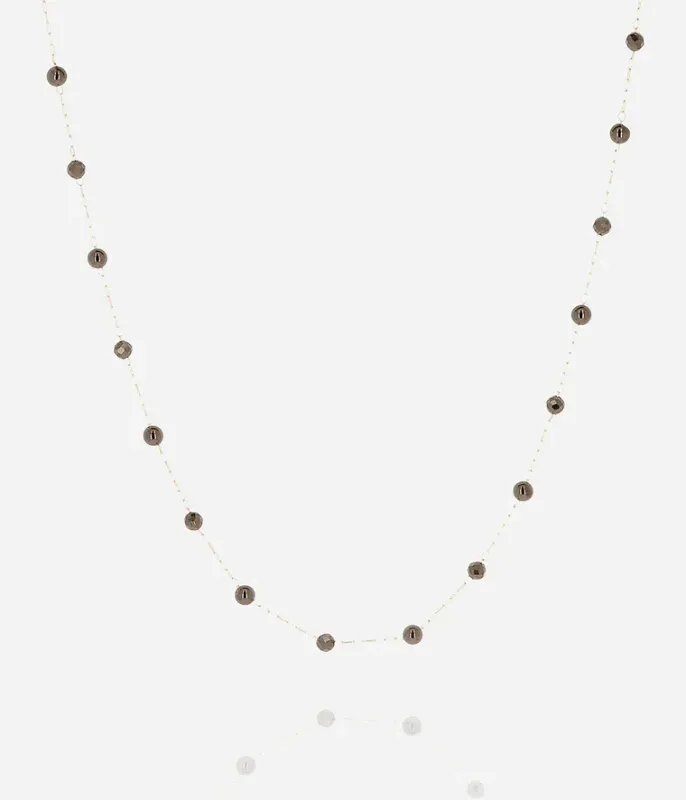 Collier Hinaku -  Acier Doré | Onyx Noir