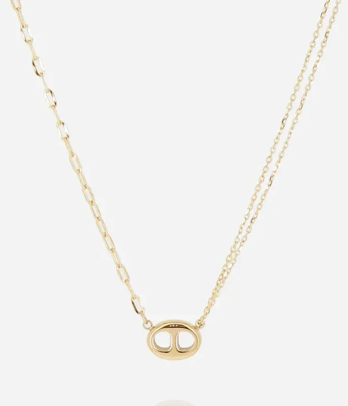 Collier Flint -  Acier Doré