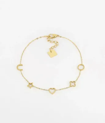 Bracelet Kalyne - Acier Doré