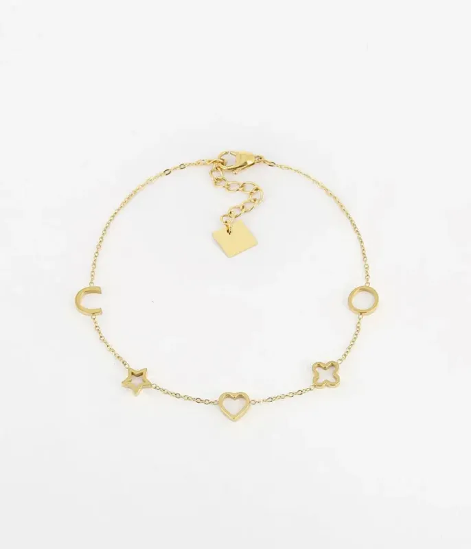 Bracelet Kalyne - Acier Doré