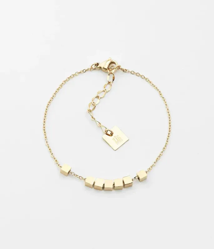 Bracelet Pythagore - Acier Doré