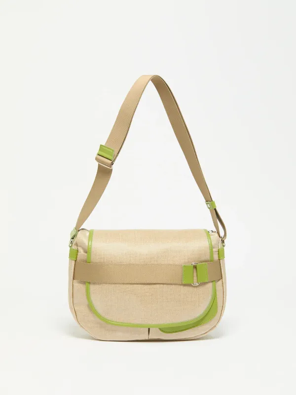 Besace Gaby Lin - Naturel/Aloe