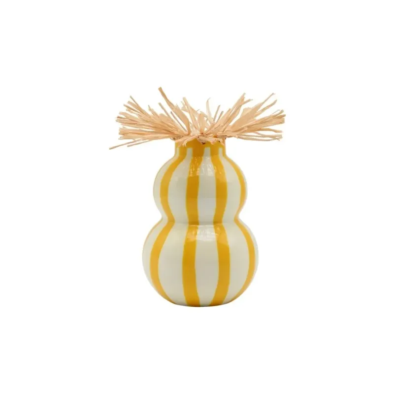 Vase Esperanza - Rayas Bailarinas | Jaune Vase Esperanza - Rayas Bailarinas | Jaune