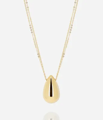 Collier Lacrima -  Acier Doré