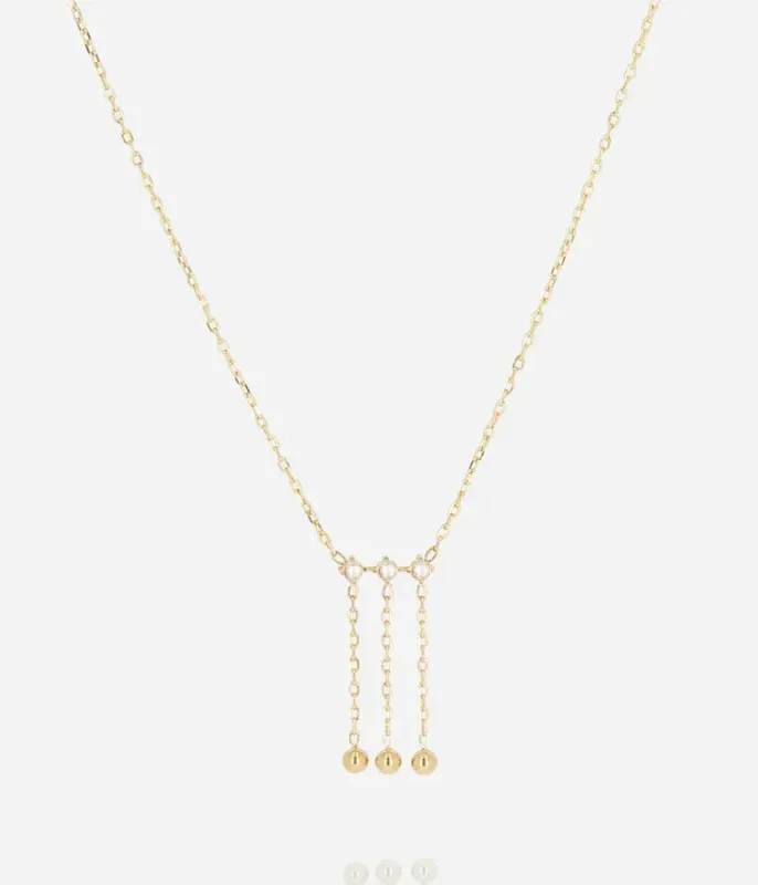 Collier Poseidon -  Acier Doré