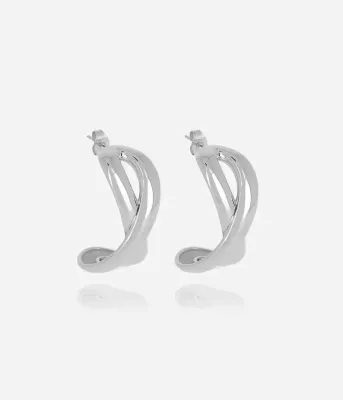 Boucles d'oreilles Endless - Acier