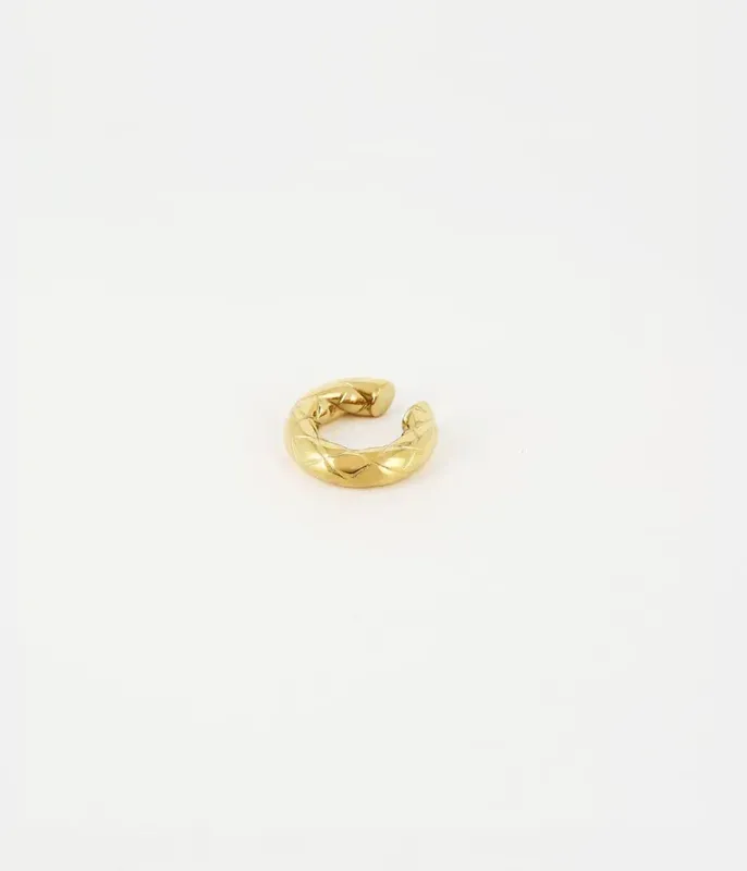 Earcuff Cétides - Acier Doré