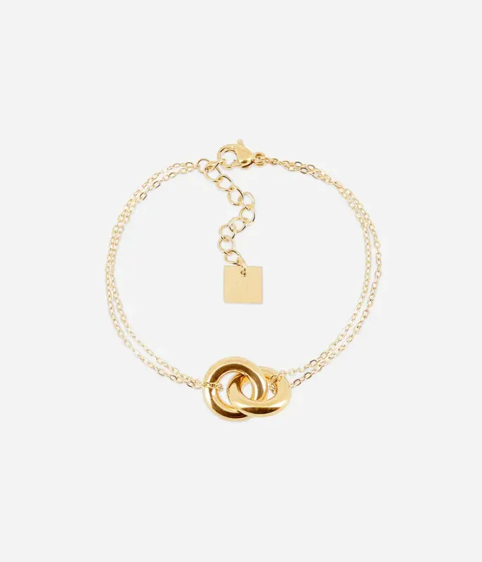 Bracelet Menti - Acier Doré