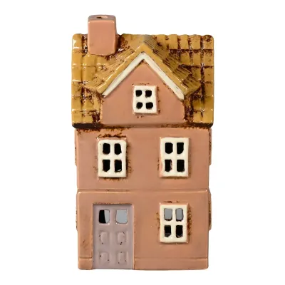 Maison-photophore Scandinave - Céramique violette